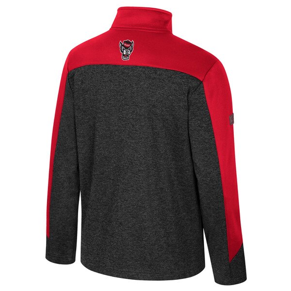 Black/Red Full Zip Jacket - NC Stat